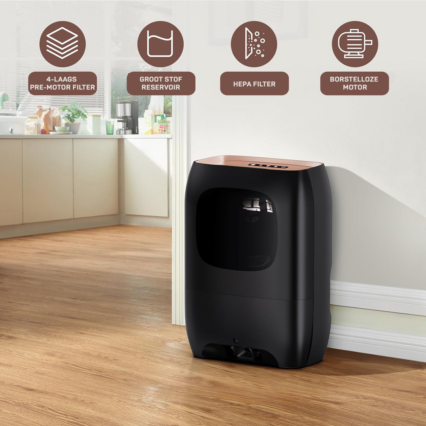 BrinQ Goods automatische stofopvangunit