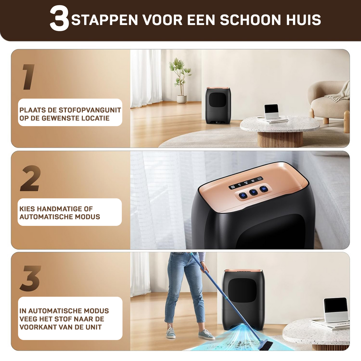 BrinQ Goods automatische stofopvangunit