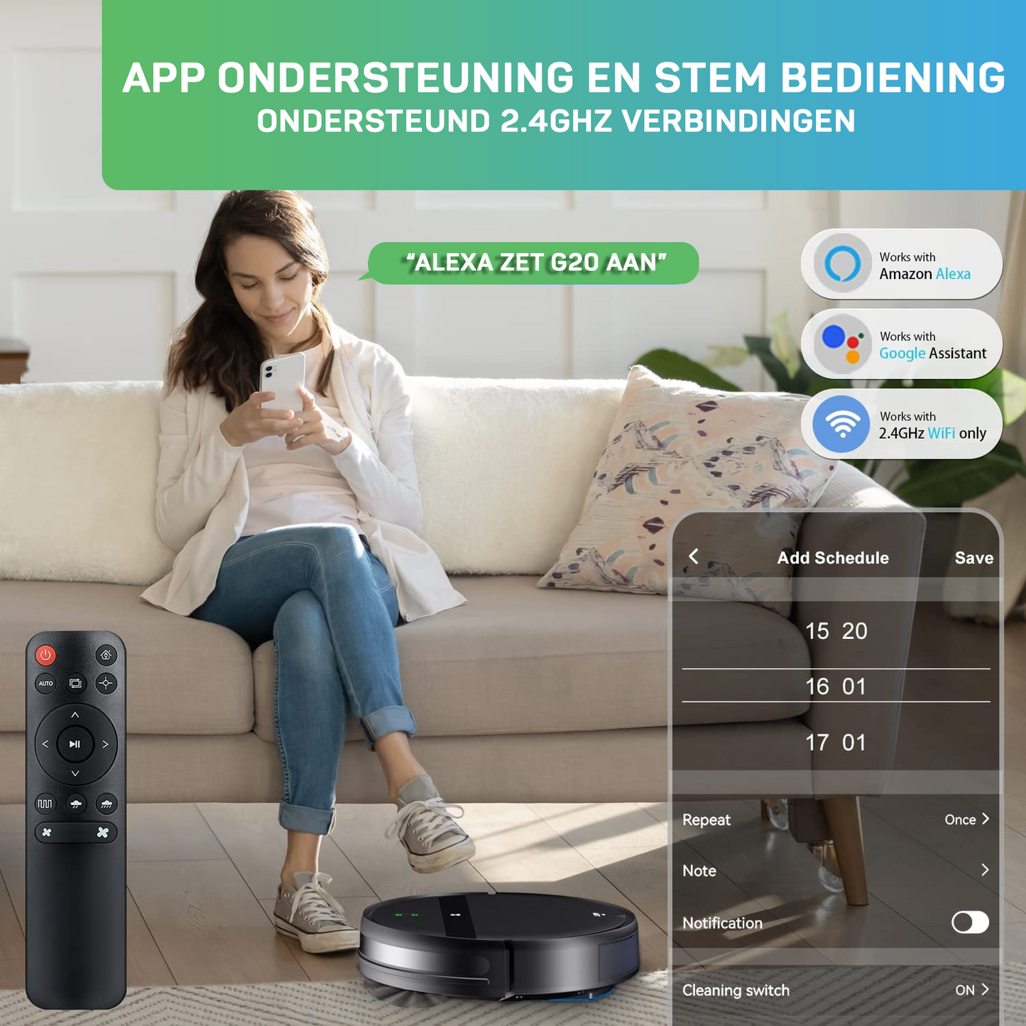 BrinQ Goods robotstofzuiger G20
