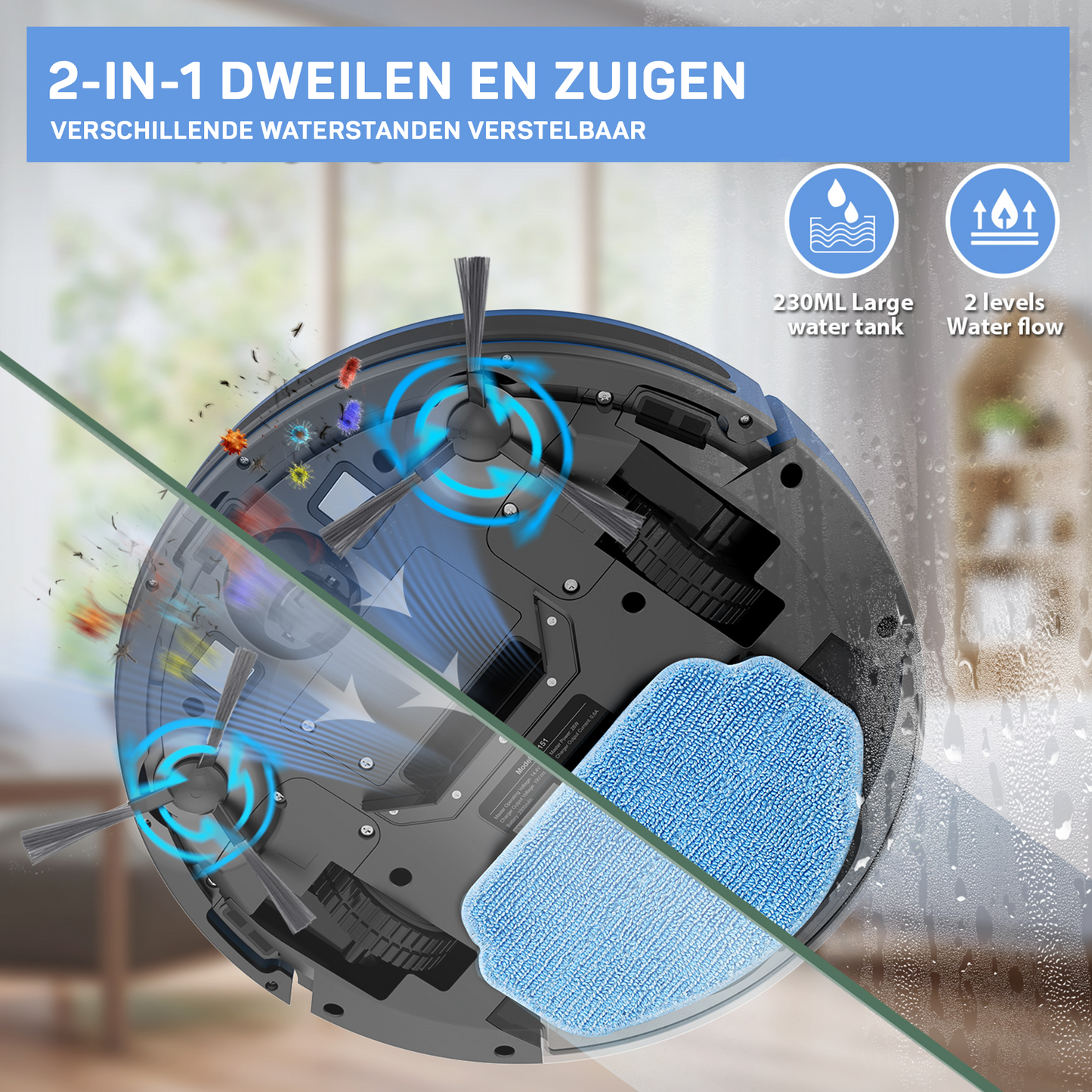 BrinQ Goods robotstofzuiger BR151