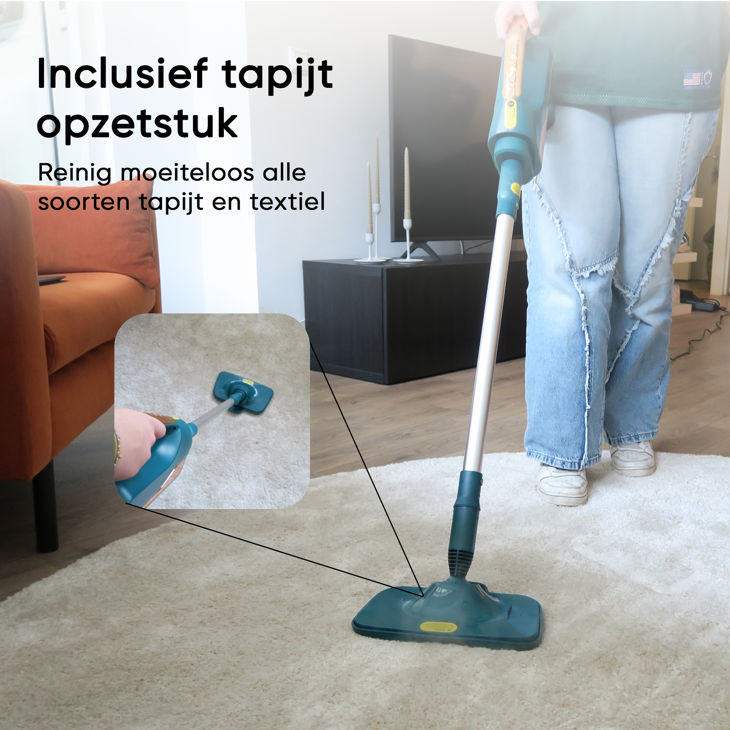Qleaner 6 in 1 stoomreiniger