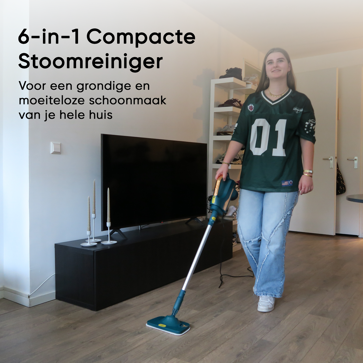 Qleaner 6 in 1 stoomreiniger